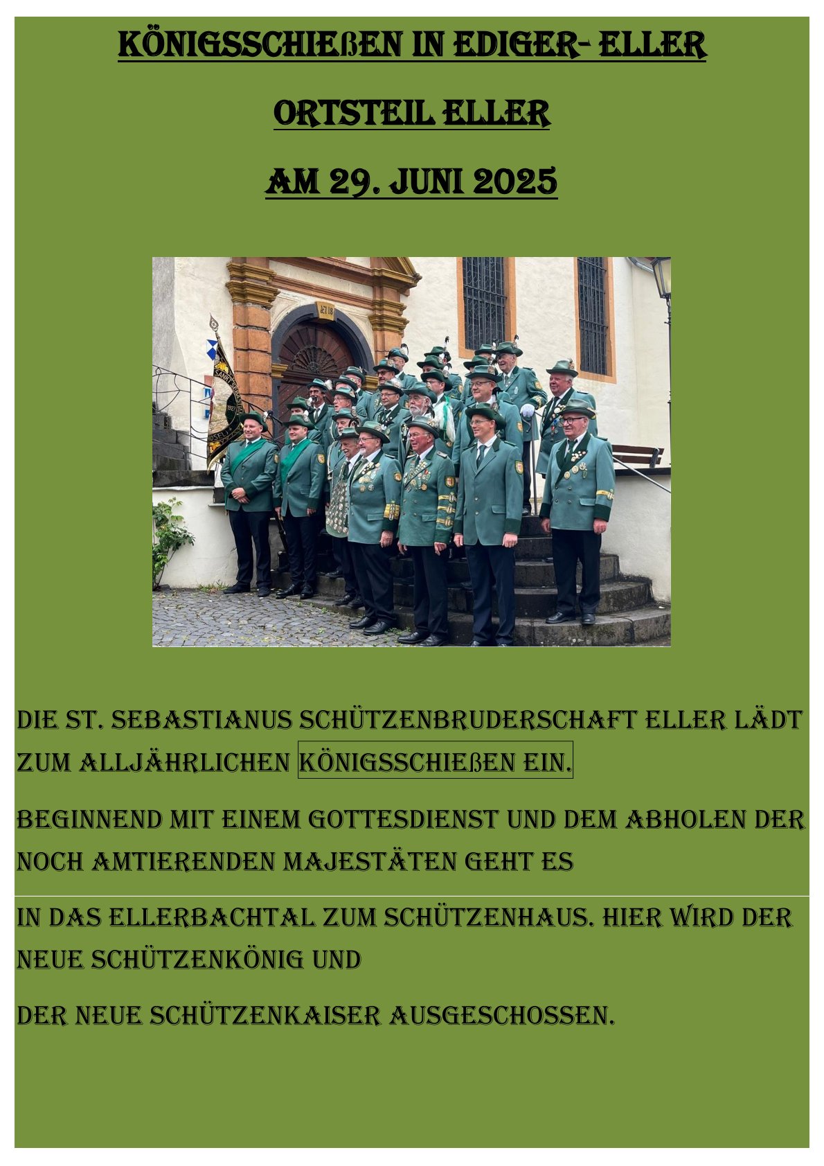 Königsschießen 2025