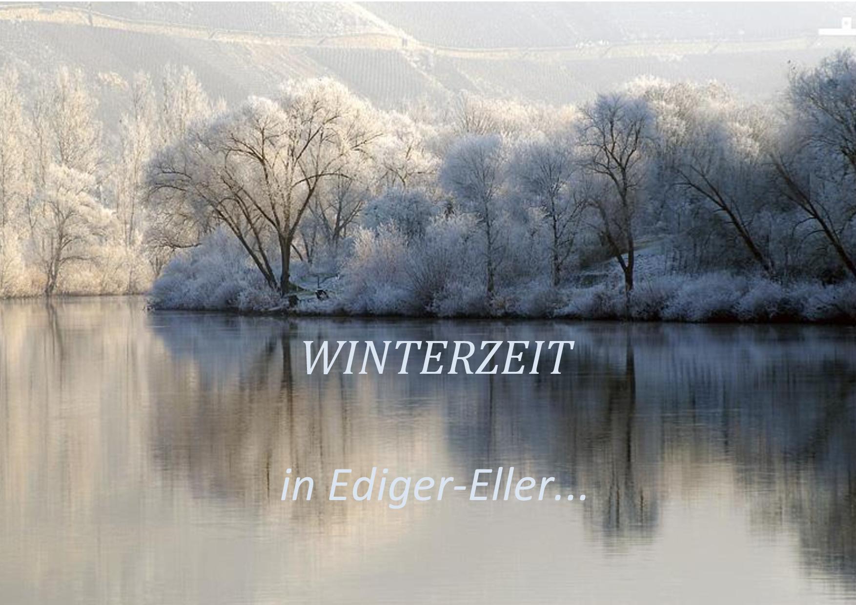 Winterzeit in Ediger-Eller 2020 2021