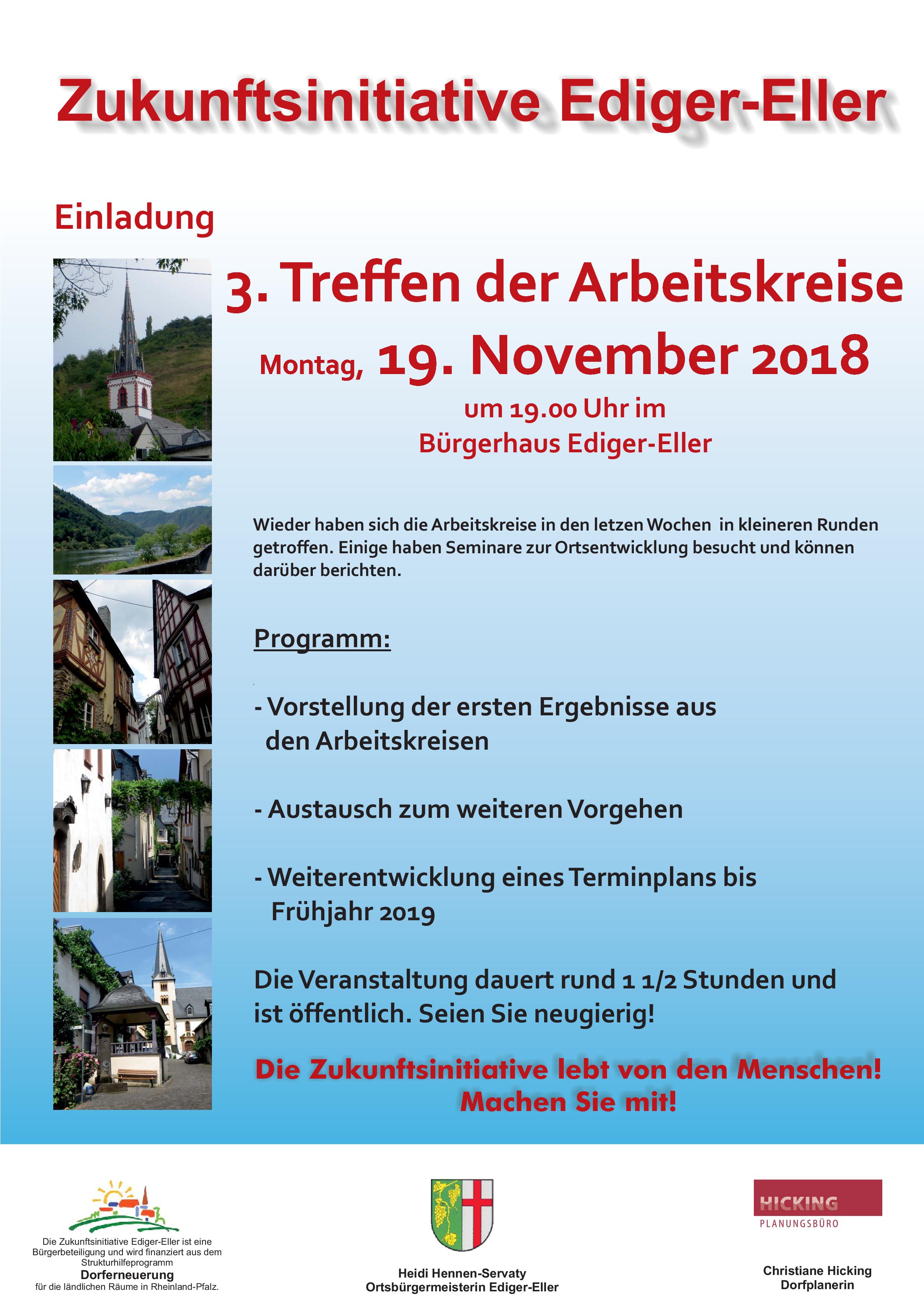 Zukunftsinitiative Plakat Einladung November